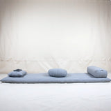 Meditation Futon Bundle – Complete Set in Natural Ecru Linen