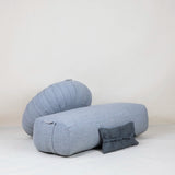 Restorative Ritual Bundle – Zafu, Bolster and Greige Lavender Flower Mask