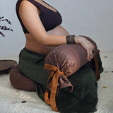 Terra Bolster en lin & kapok