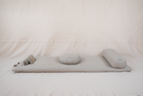 Bundle Futon de Méditation – Ensemble complet en lin naturel greige