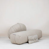 Bundle Rituel Restauratif – Zafu, Bolster et Masque aux Fleurs de Lavande Beige