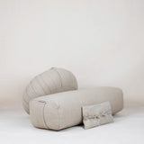 Restorative Ritual Bundle – Zafu, Bolster and Greige Lavender Flower Mask