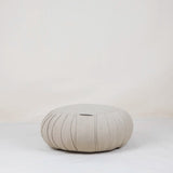 Natural Linen Zafu Ecru – Handcrafted Meditation Cushion Made in Morocco