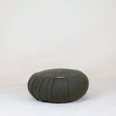 Zafu Traditionnel en lin vert zaity