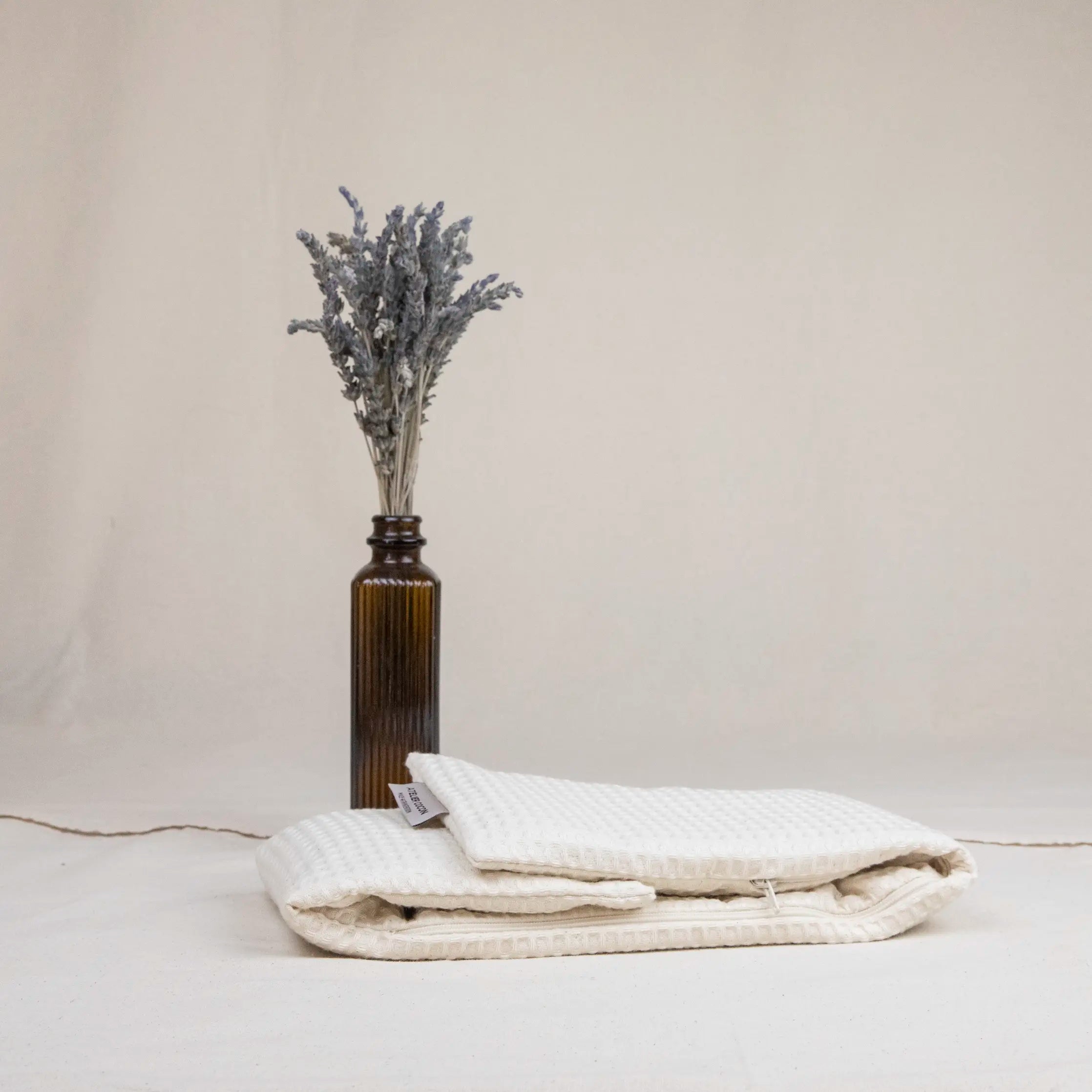 tour de cou chauffant lavande en coton