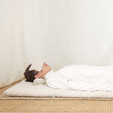 Tapis de yoga en soie brute et jute – Antidérapant, naturel et polyvalent | Atelier Cocon