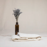 tour de cou chauffant lavande en coton 