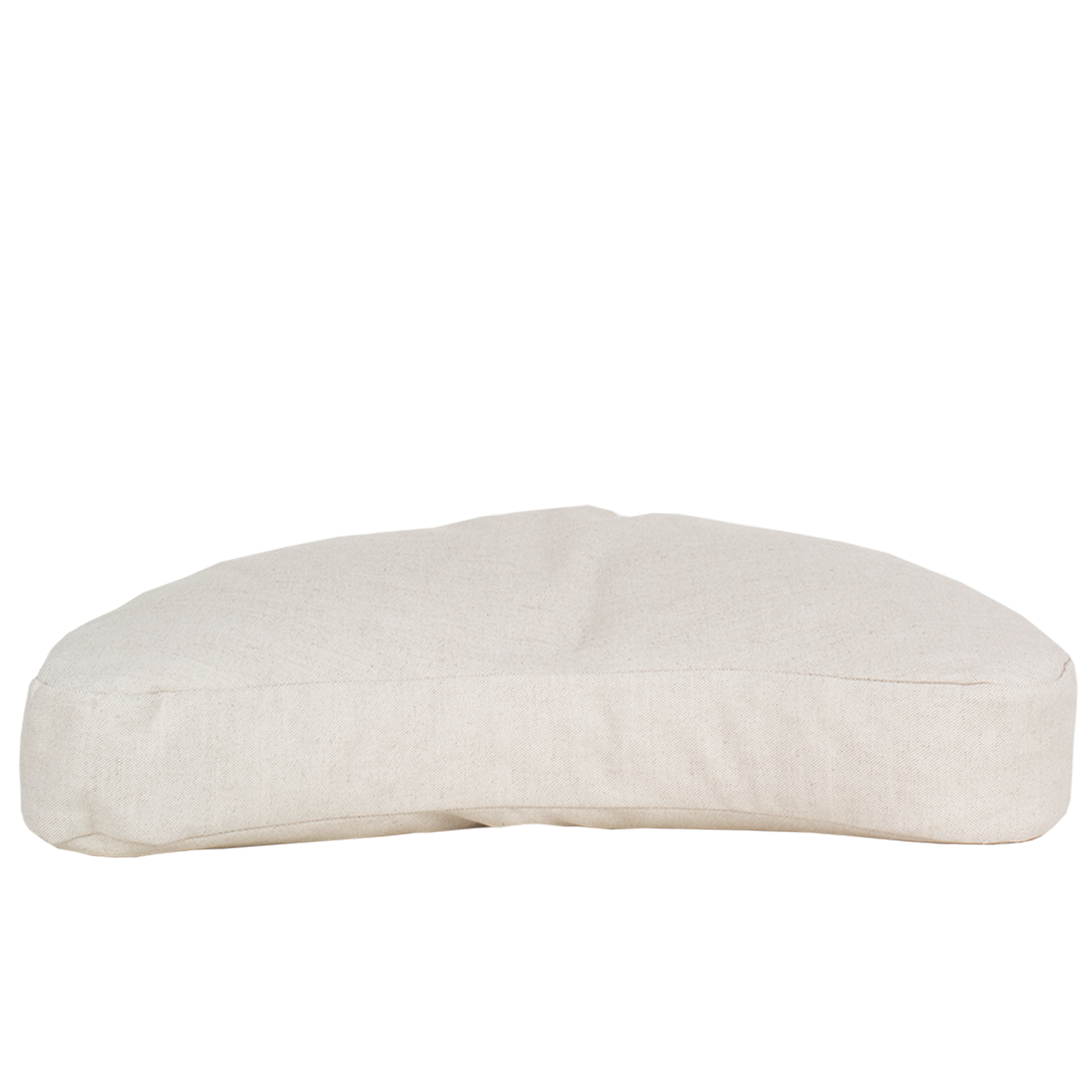 Moon Croissant Zafu - Cream meditation cushion