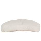 Zafu Croissant de Lune - Coussin de Méditation Crème