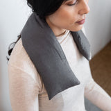 Coussin Chauffant Tour de  Cou - Fleurs de Lavande et Graines de Lin