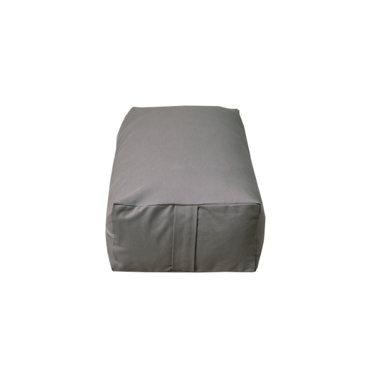 Gray rectangular yoga cushion - Yoga Bolster